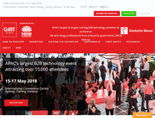 Tablet Screenshot of cebit.com.au